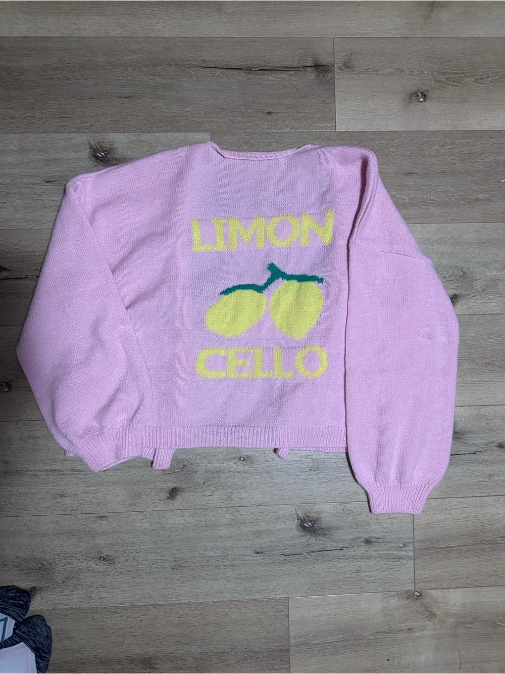Limoncello Graphic Knit Crewneck Sweater